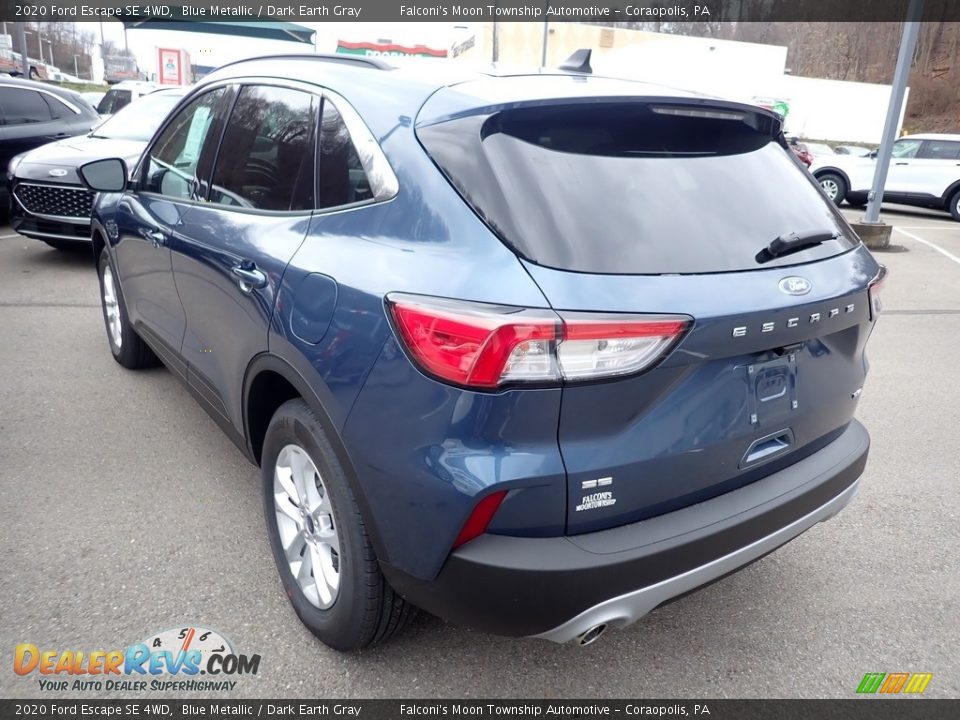 2020 Ford Escape SE 4WD Blue Metallic / Dark Earth Gray Photo #6