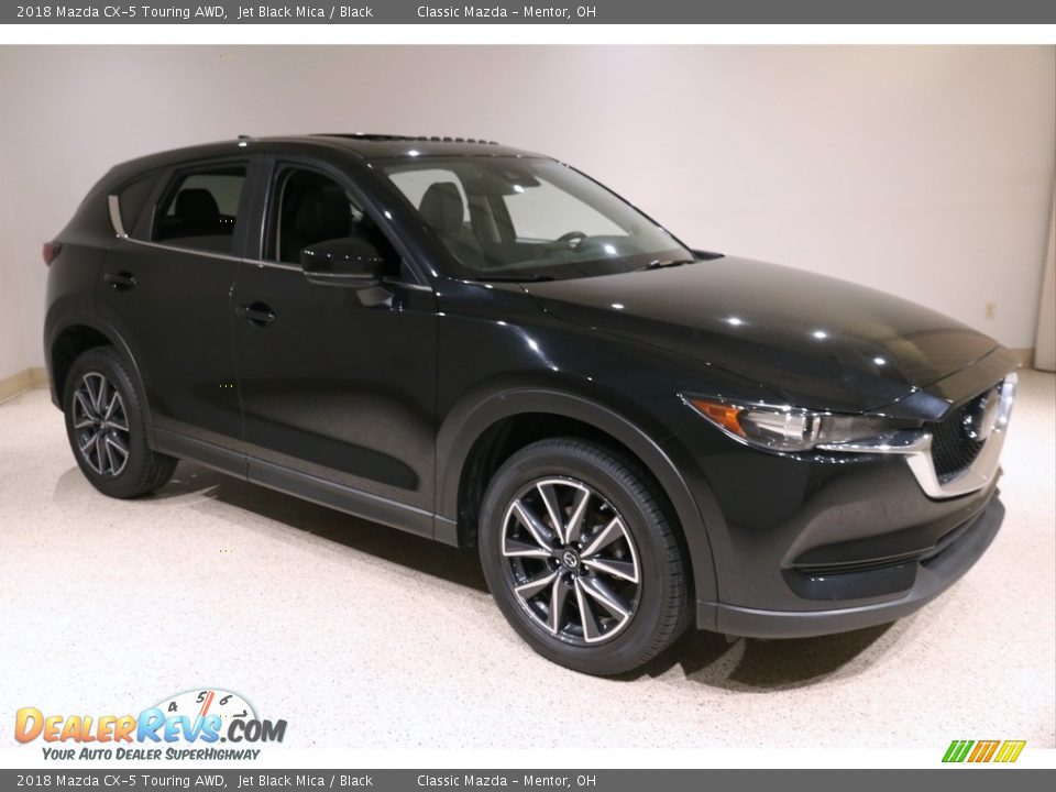 2018 Mazda CX-5 Touring AWD Jet Black Mica / Black Photo #1