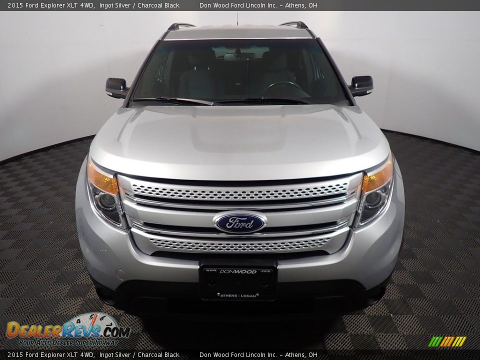 2015 Ford Explorer XLT 4WD Ingot Silver / Charcoal Black Photo #4