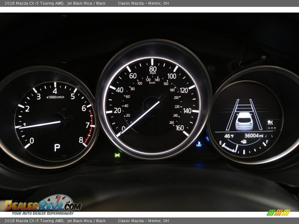 2018 Mazda CX-5 Touring AWD Jet Black Mica / Black Photo #8