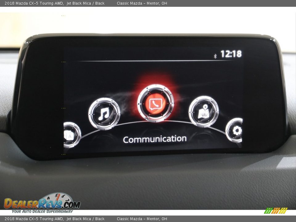 2018 Mazda CX-5 Touring AWD Jet Black Mica / Black Photo #10