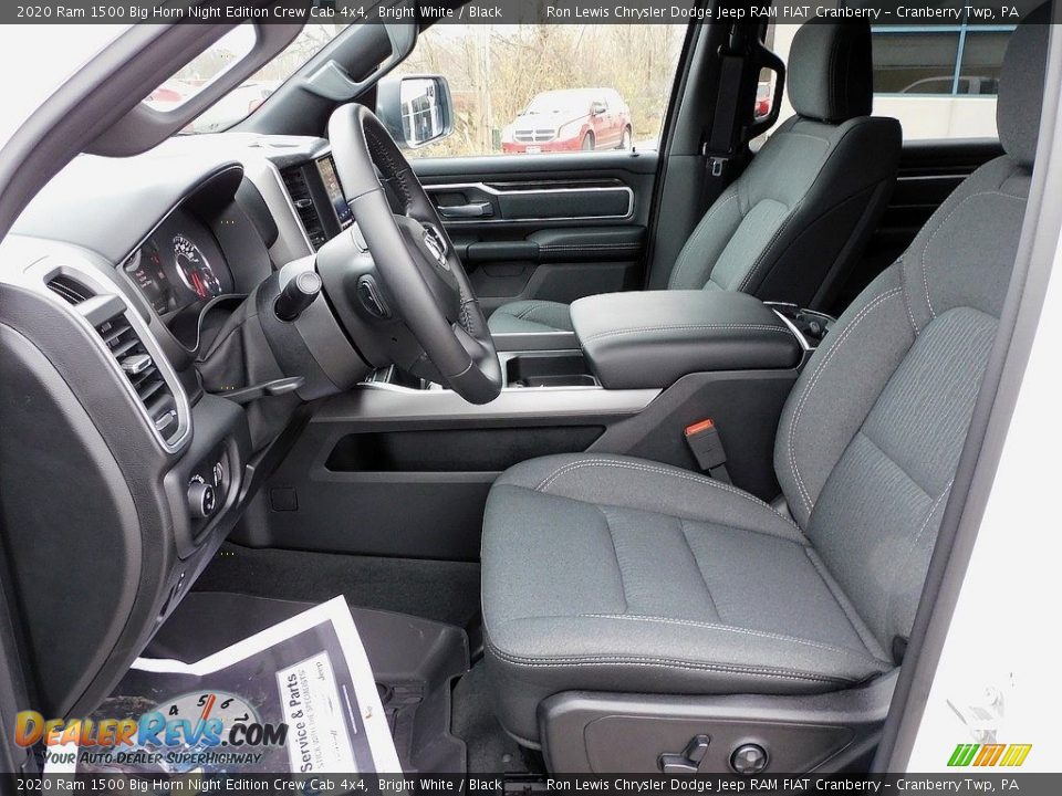 2020 Ram 1500 Big Horn Night Edition Crew Cab 4x4 Bright White / Black Photo #11
