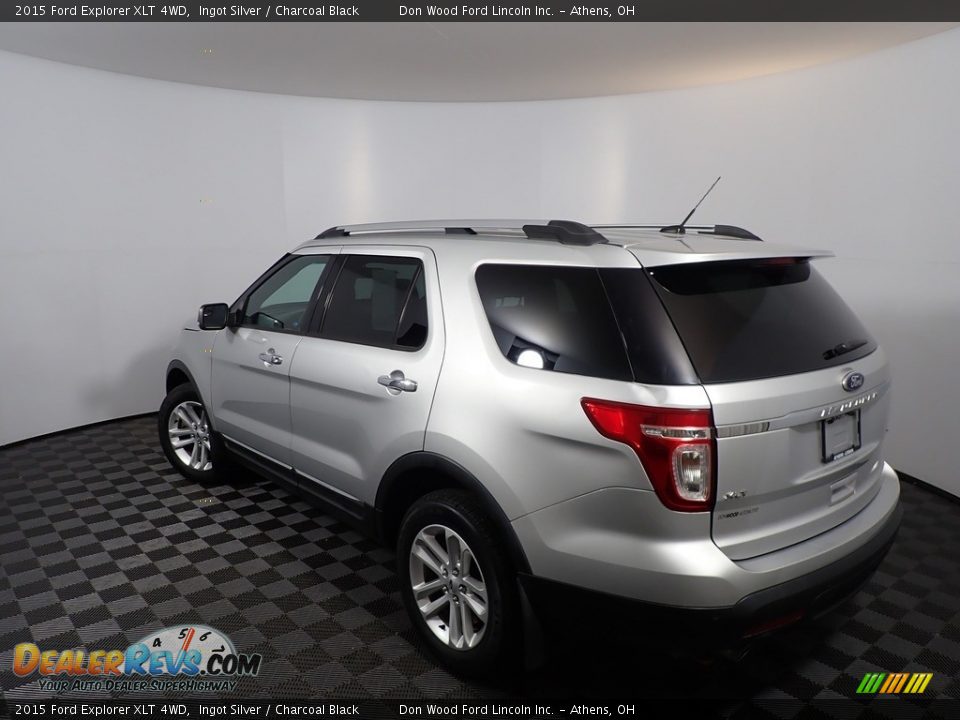 2015 Ford Explorer XLT 4WD Ingot Silver / Charcoal Black Photo #11