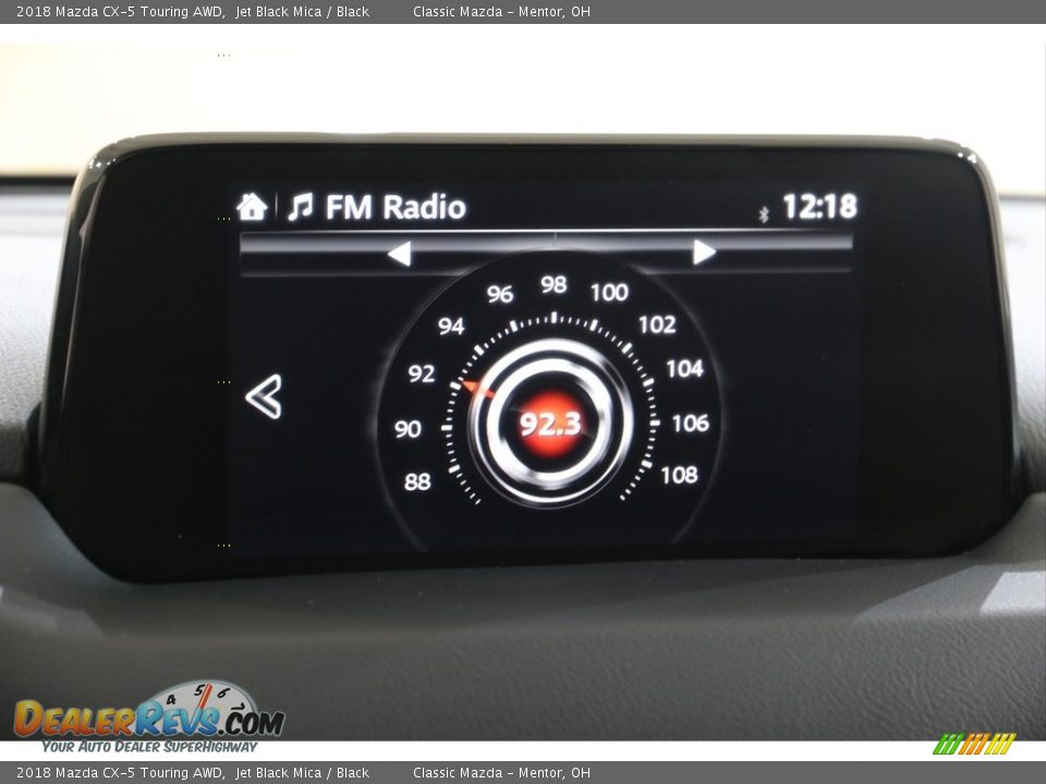 2018 Mazda CX-5 Touring AWD Jet Black Mica / Black Photo #12