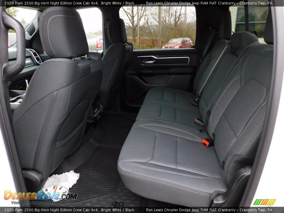 2020 Ram 1500 Big Horn Night Edition Crew Cab 4x4 Bright White / Black Photo #12