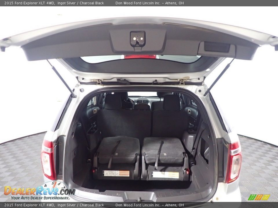2015 Ford Explorer XLT 4WD Ingot Silver / Charcoal Black Photo #13