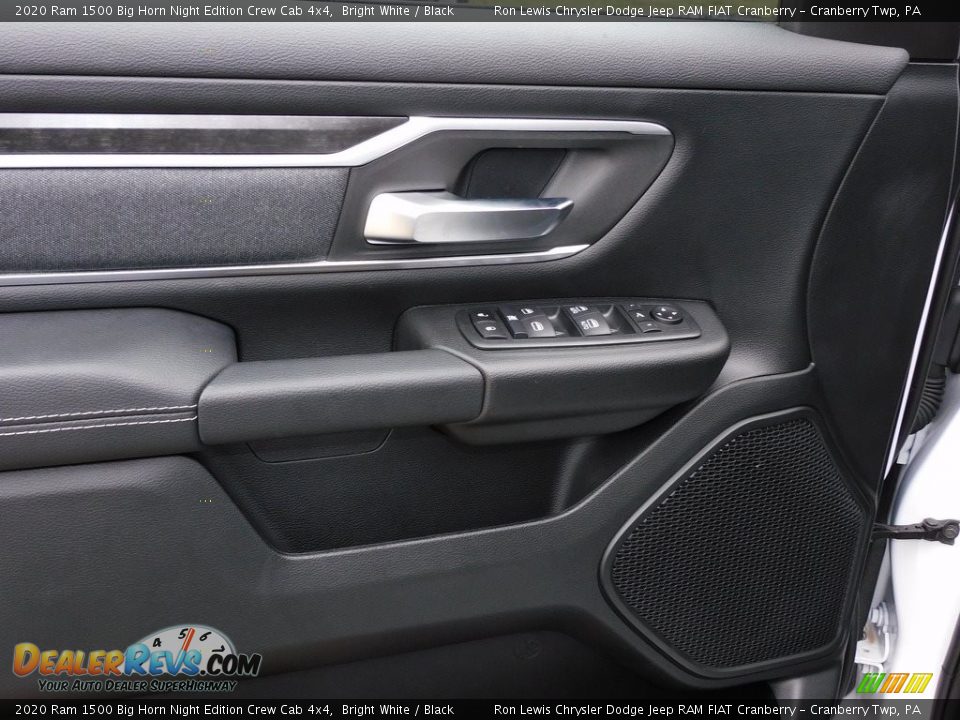 2020 Ram 1500 Big Horn Night Edition Crew Cab 4x4 Bright White / Black Photo #14