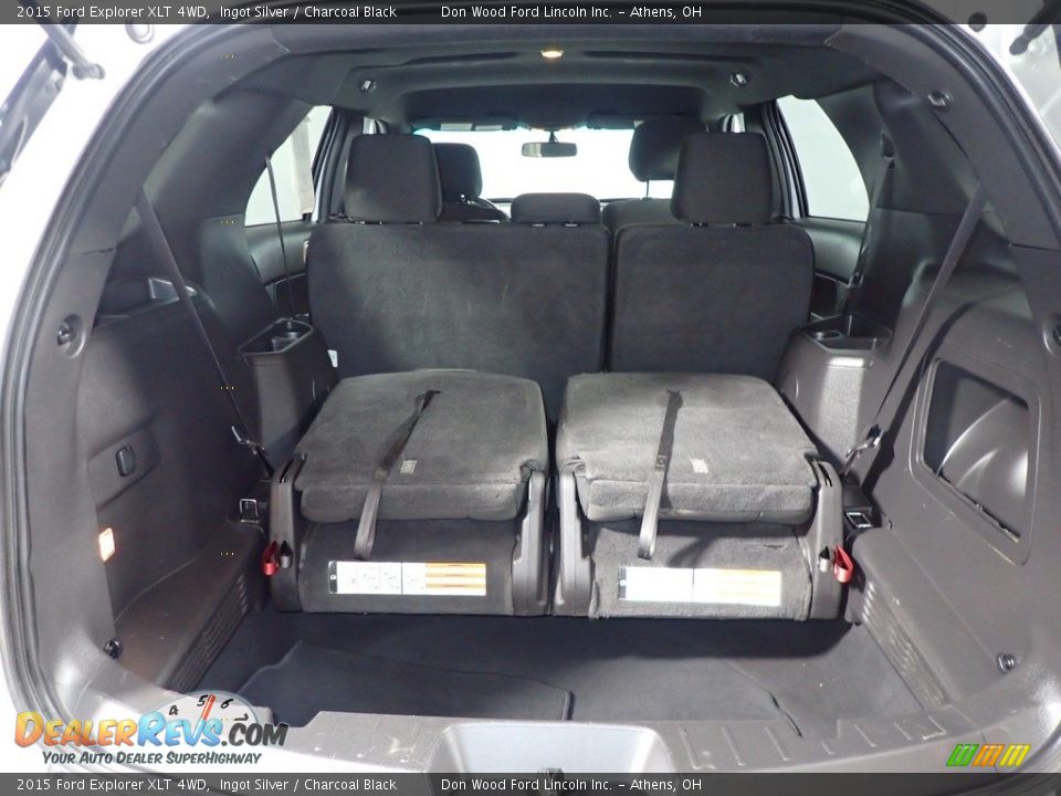 2015 Ford Explorer XLT 4WD Ingot Silver / Charcoal Black Photo #14