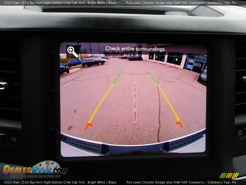 2020 Ram 1500 Big Horn Night Edition Crew Cab 4x4 Bright White / Black Photo #17