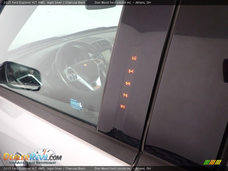 2015 Ford Explorer XLT 4WD Ingot Silver / Charcoal Black Photo #19