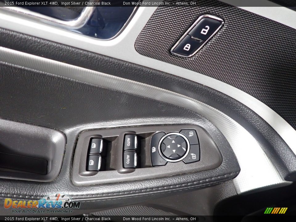 2015 Ford Explorer XLT 4WD Ingot Silver / Charcoal Black Photo #21