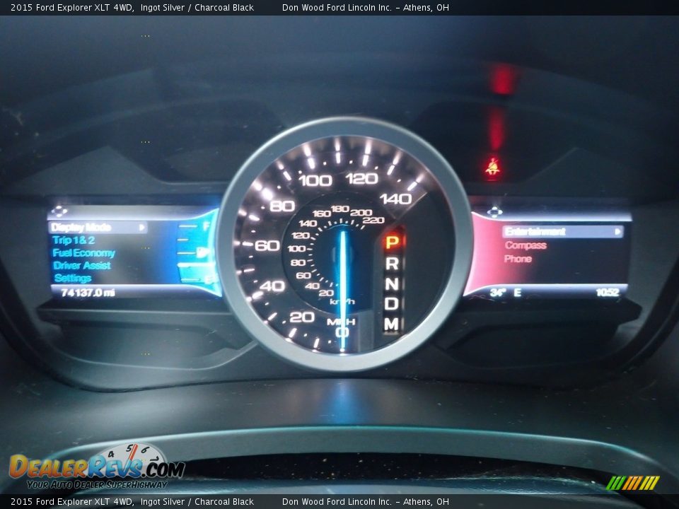 2015 Ford Explorer XLT 4WD Ingot Silver / Charcoal Black Photo #26