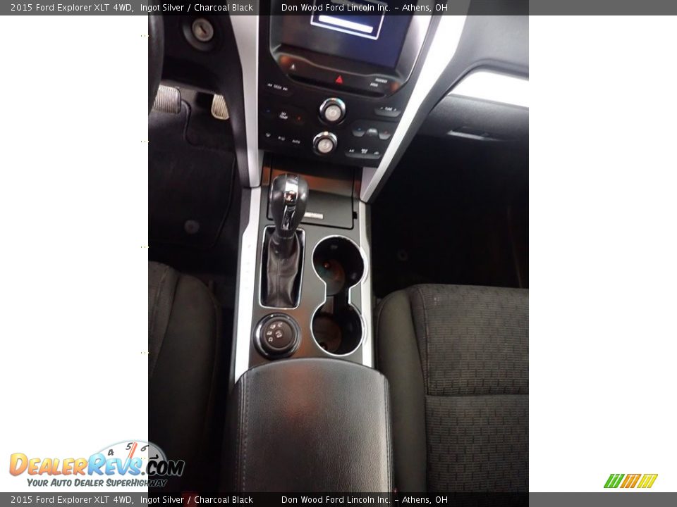 2015 Ford Explorer XLT 4WD Ingot Silver / Charcoal Black Photo #33