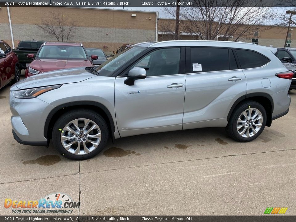 2021 Toyota Highlander Limited AWD Celestial Silver Metallic / Black Photo #1