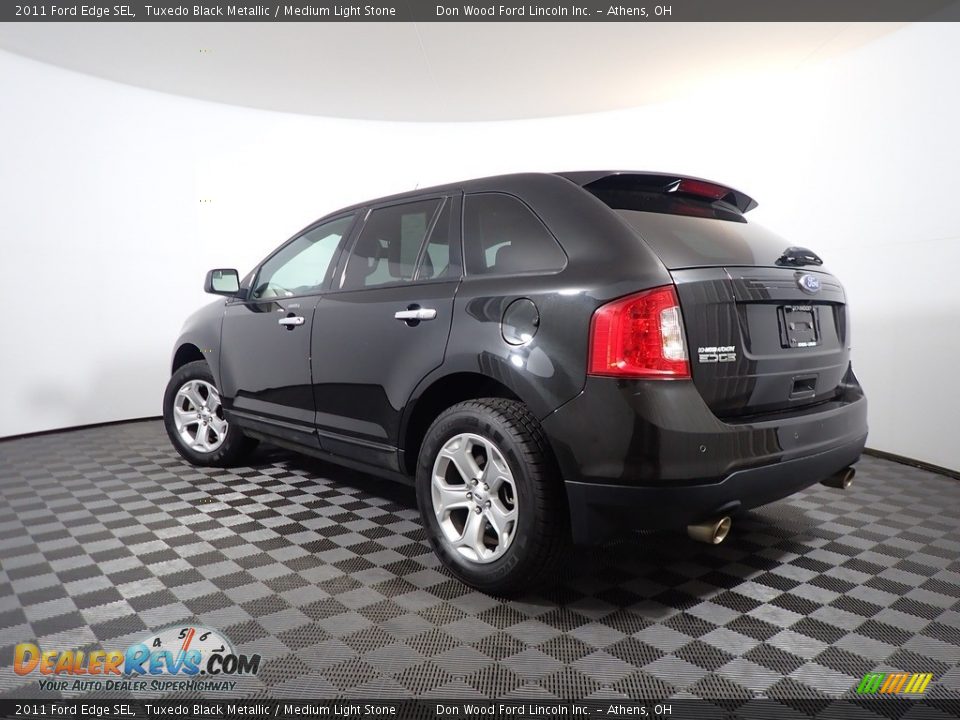 2011 Ford Edge SEL Tuxedo Black Metallic / Medium Light Stone Photo #10