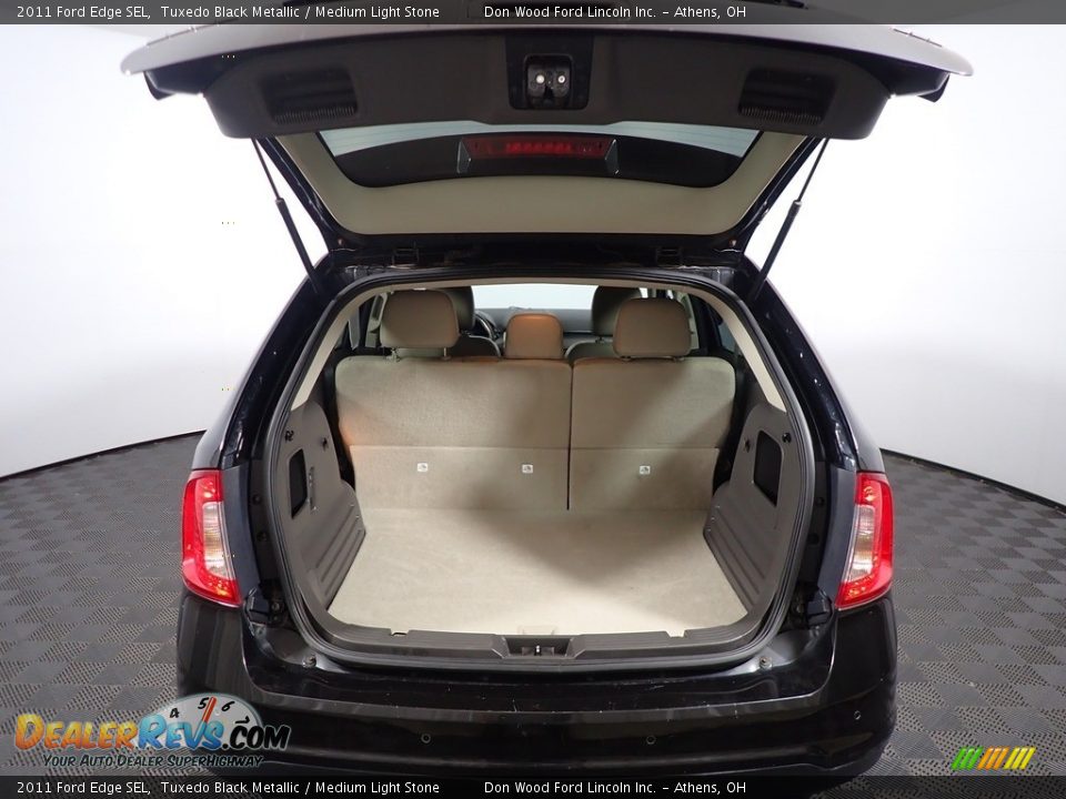 2011 Ford Edge SEL Tuxedo Black Metallic / Medium Light Stone Photo #13
