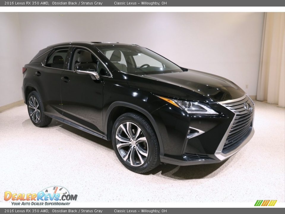 Obsidian Black 2016 Lexus RX 350 AWD Photo #1