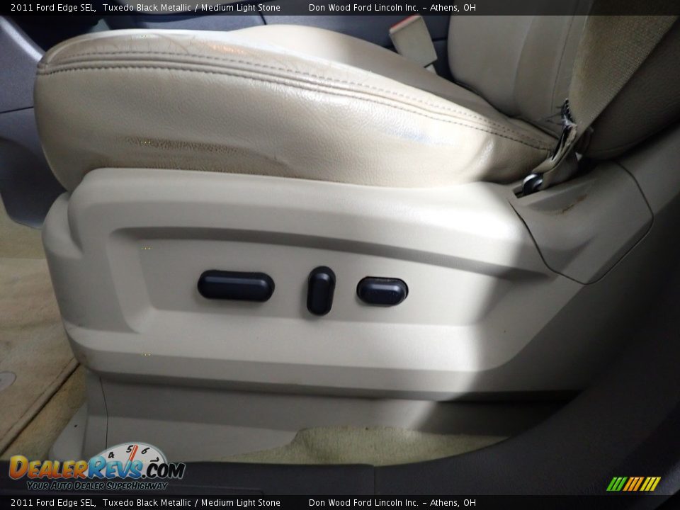 2011 Ford Edge SEL Tuxedo Black Metallic / Medium Light Stone Photo #24