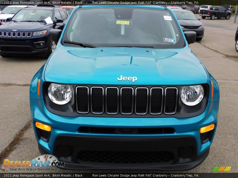 2021 Jeep Renegade Sport 4x4 Bikini Metallic / Black Photo #2