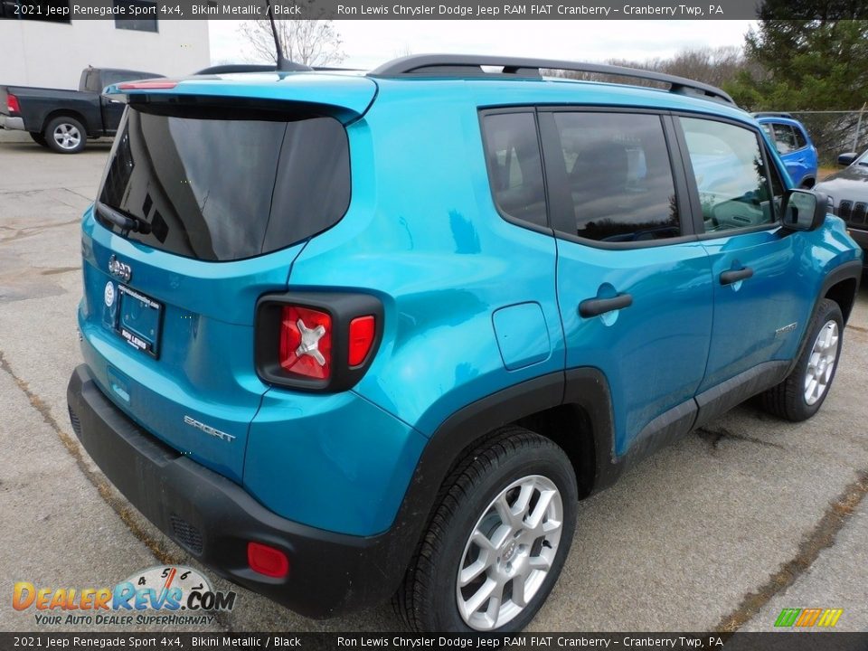 2021 Jeep Renegade Sport 4x4 Bikini Metallic / Black Photo #5