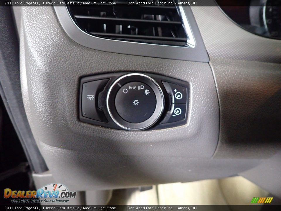 2011 Ford Edge SEL Tuxedo Black Metallic / Medium Light Stone Photo #30
