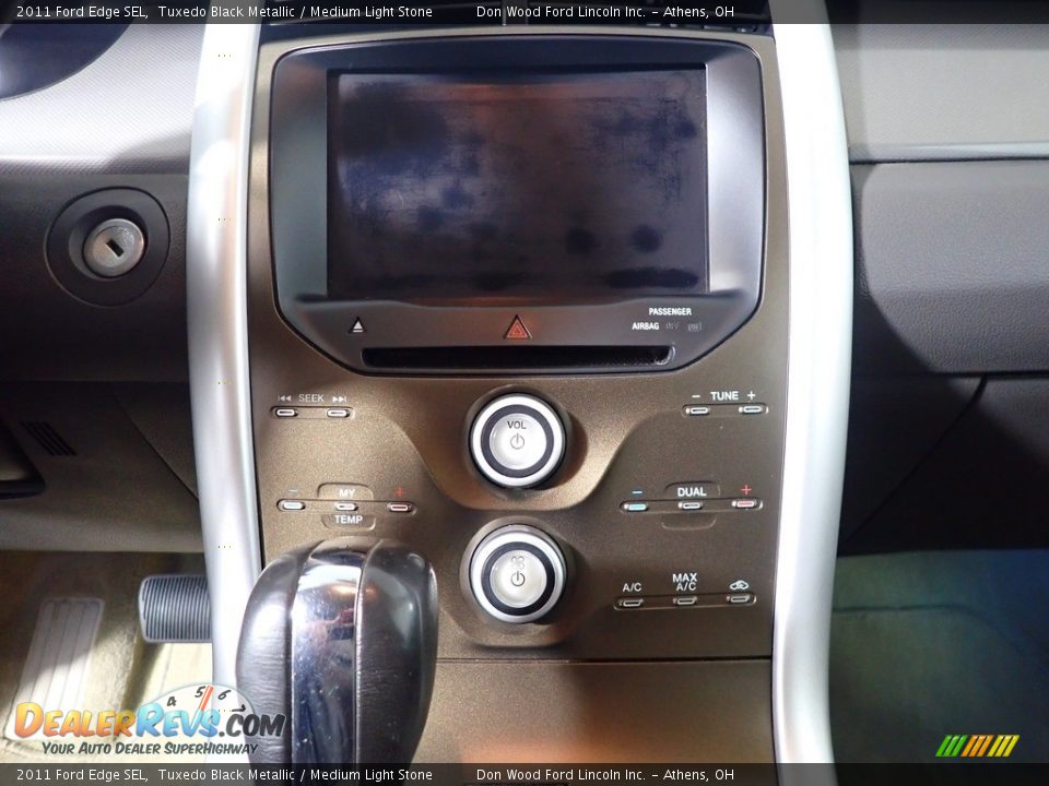 2011 Ford Edge SEL Tuxedo Black Metallic / Medium Light Stone Photo #31