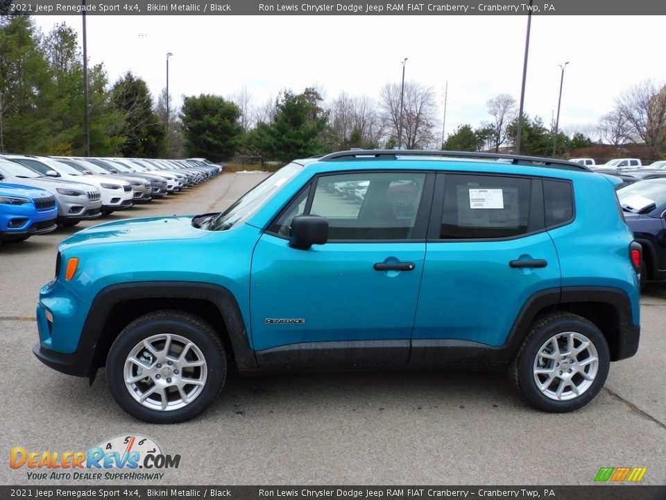 2021 Jeep Renegade Sport 4x4 Bikini Metallic / Black Photo #9