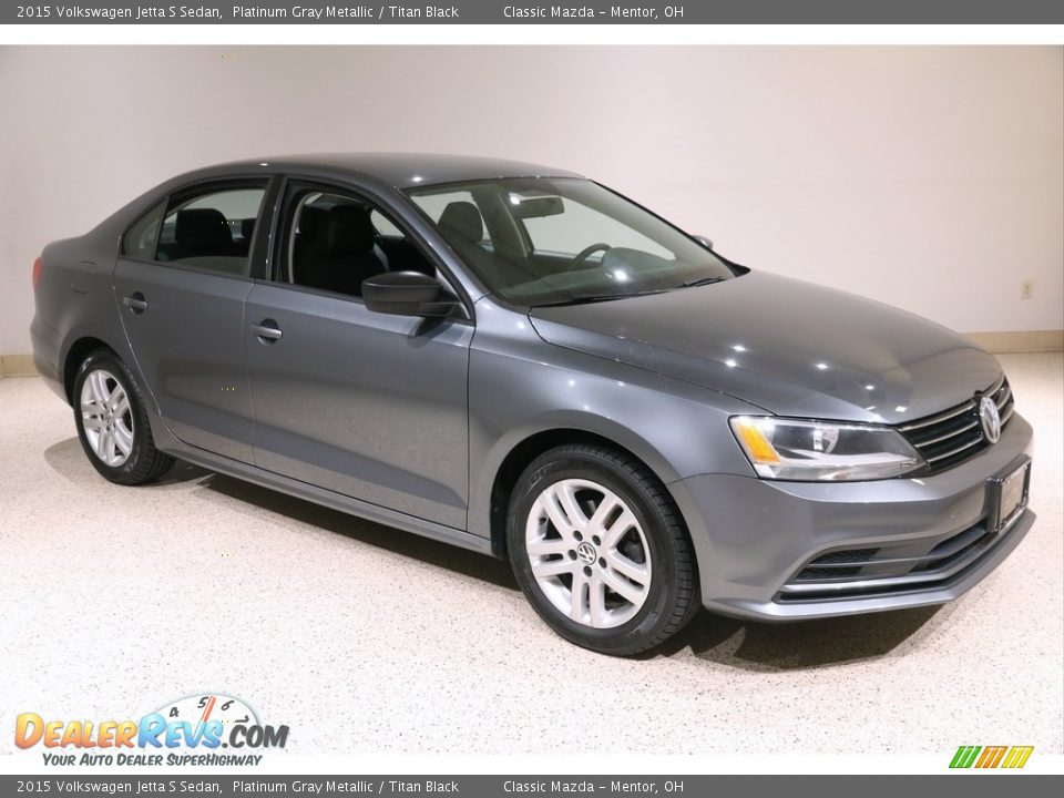 Platinum Gray Metallic 2015 Volkswagen Jetta S Sedan Photo #1