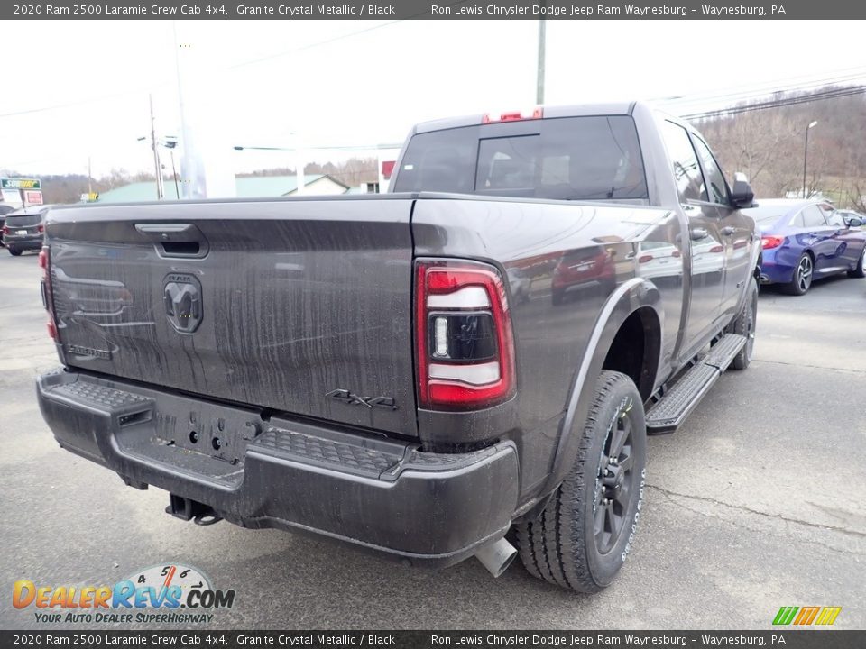 2020 Ram 2500 Laramie Crew Cab 4x4 Granite Crystal Metallic / Black Photo #6