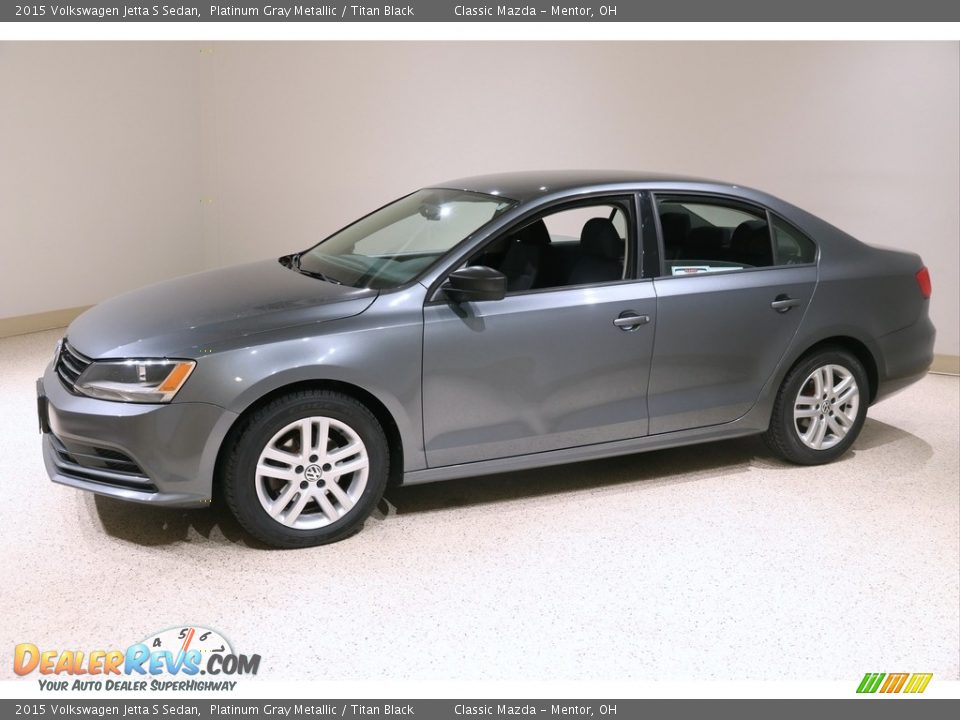 Front 3/4 View of 2015 Volkswagen Jetta S Sedan Photo #3