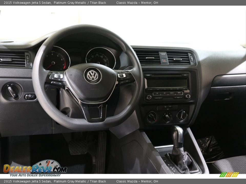 Dashboard of 2015 Volkswagen Jetta S Sedan Photo #6