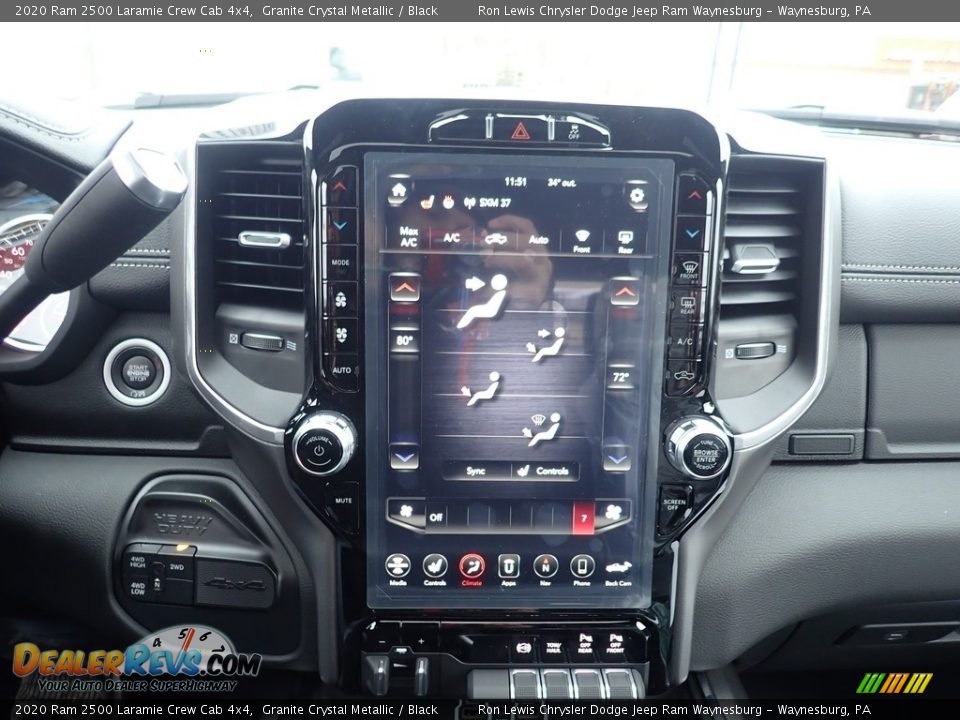 2020 Ram 2500 Laramie Crew Cab 4x4 Granite Crystal Metallic / Black Photo #17