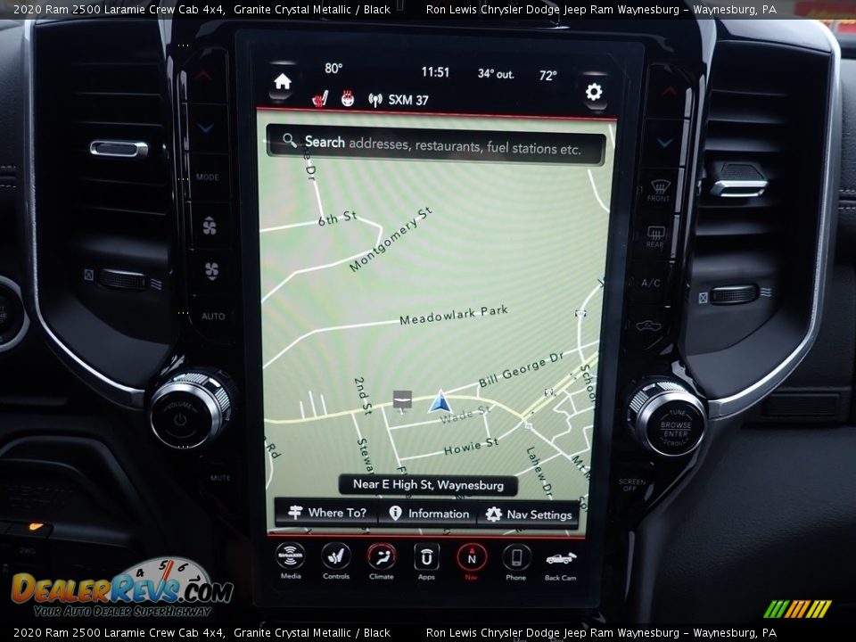 2020 Ram 2500 Laramie Crew Cab 4x4 Granite Crystal Metallic / Black Photo #18