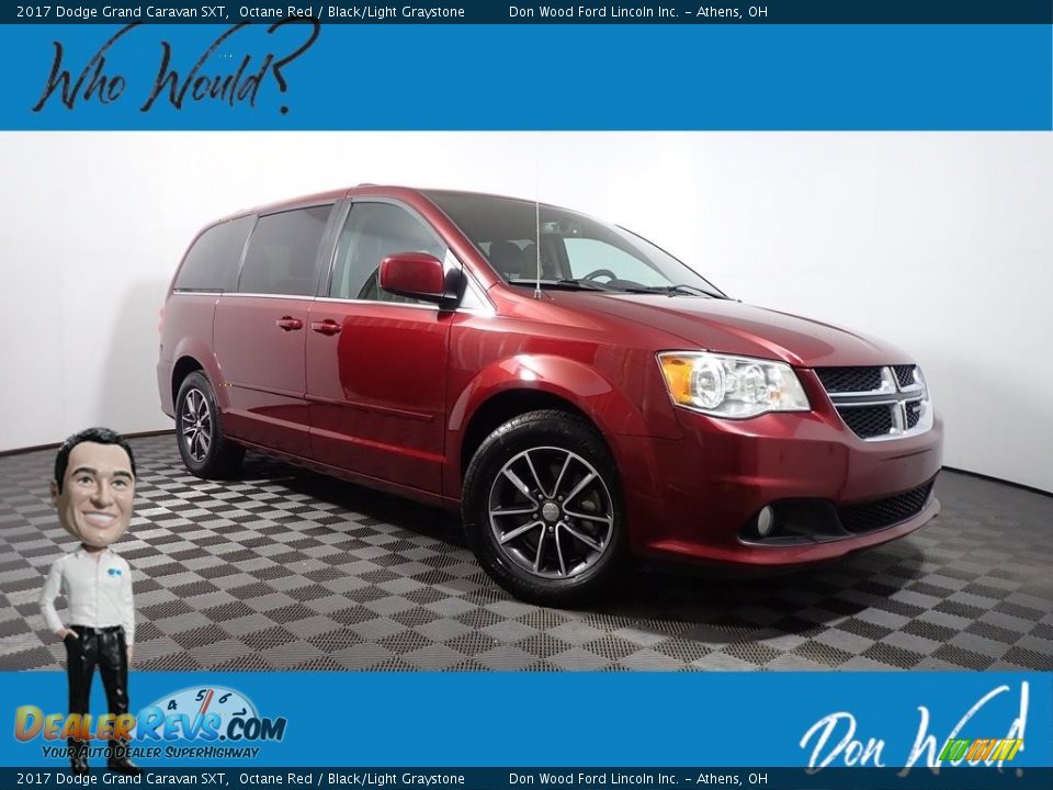 2017 Dodge Grand Caravan SXT Octane Red / Black/Light Graystone Photo #1