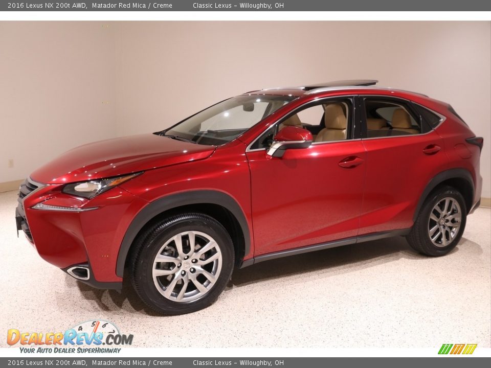 Matador Red Mica 2016 Lexus NX 200t AWD Photo #3