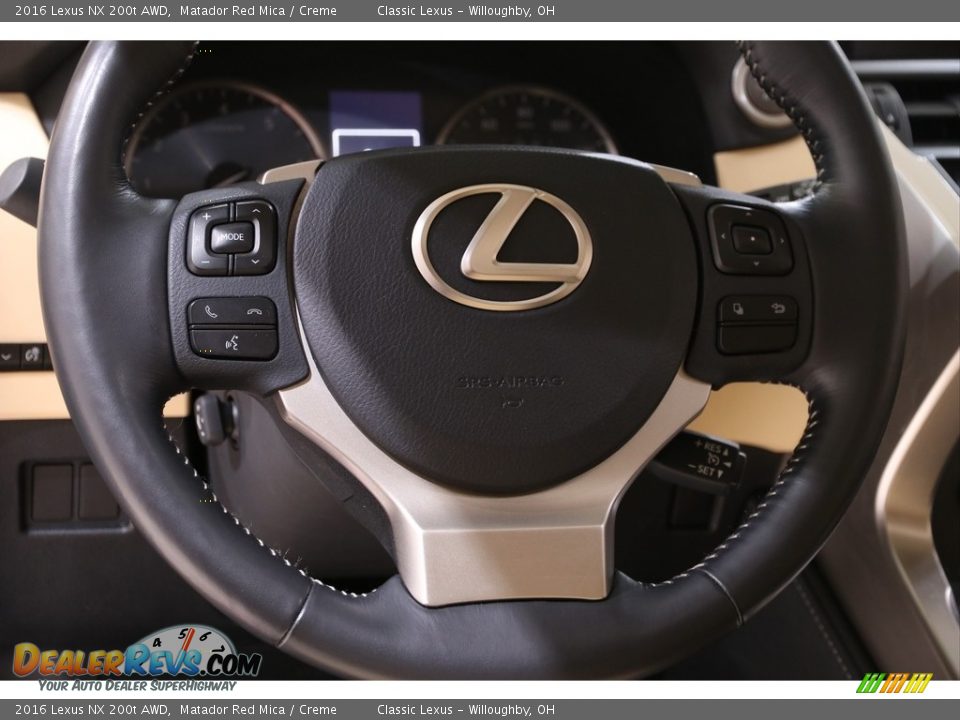 2016 Lexus NX 200t AWD Steering Wheel Photo #10