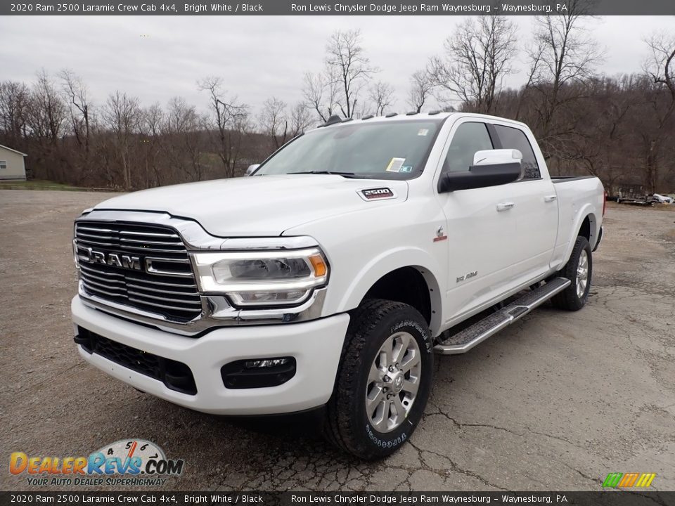 2020 Ram 2500 Laramie Crew Cab 4x4 Bright White / Black Photo #1