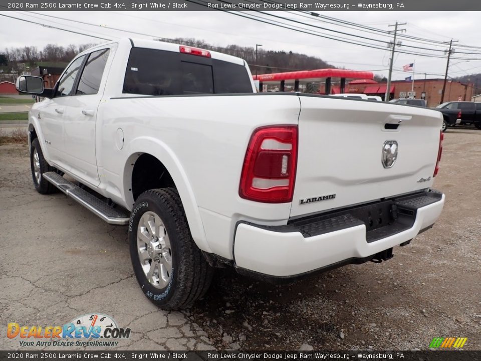 2020 Ram 2500 Laramie Crew Cab 4x4 Bright White / Black Photo #4