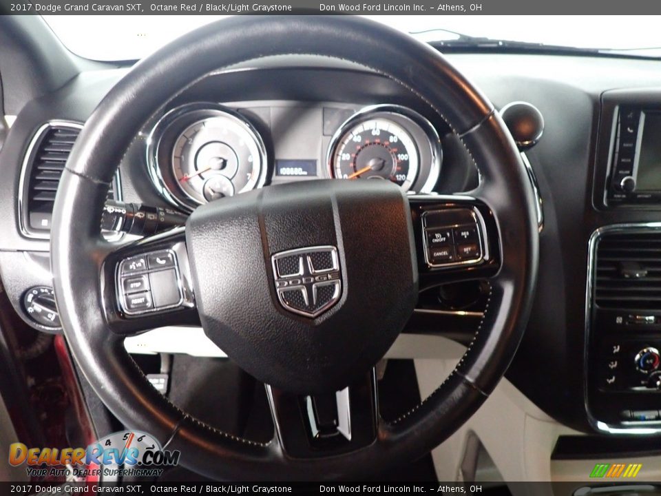 2017 Dodge Grand Caravan SXT Octane Red / Black/Light Graystone Photo #26