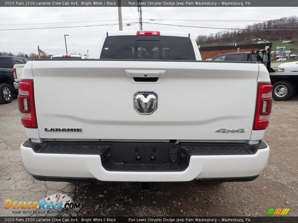 2020 Ram 2500 Laramie Crew Cab 4x4 Bright White / Black Photo #5