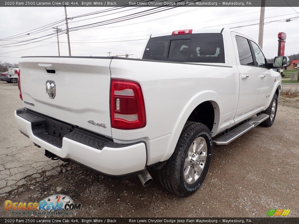 2020 Ram 2500 Laramie Crew Cab 4x4 Bright White / Black Photo #6