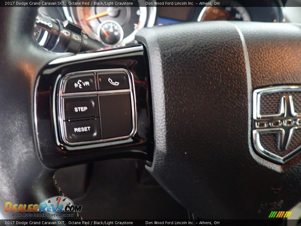 2017 Dodge Grand Caravan SXT Octane Red / Black/Light Graystone Photo #28