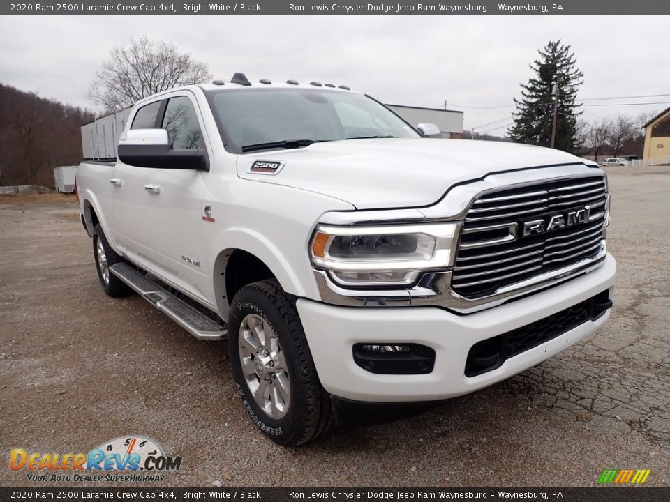 2020 Ram 2500 Laramie Crew Cab 4x4 Bright White / Black Photo #8