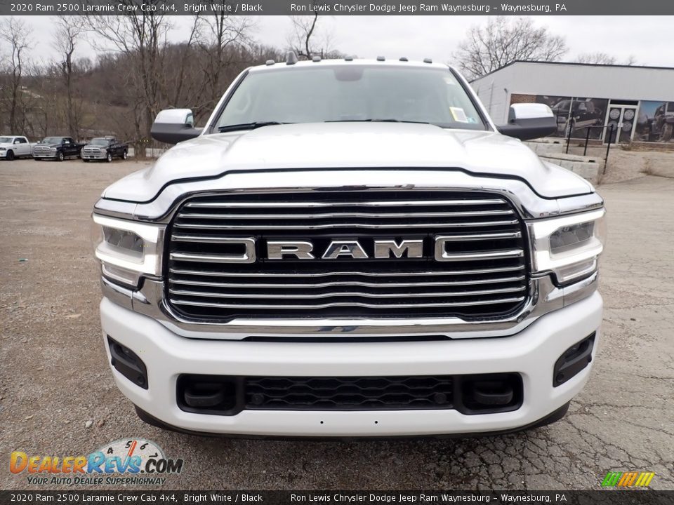 2020 Ram 2500 Laramie Crew Cab 4x4 Bright White / Black Photo #9