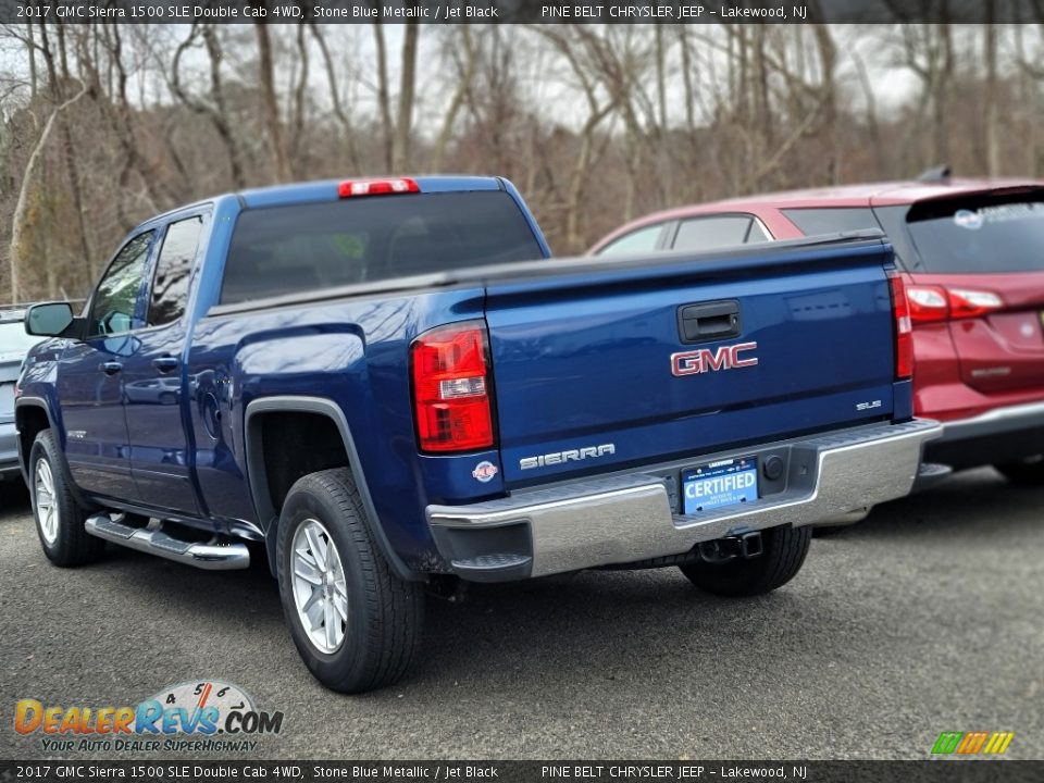 2017 GMC Sierra 1500 SLE Double Cab 4WD Stone Blue Metallic / Jet Black Photo #2