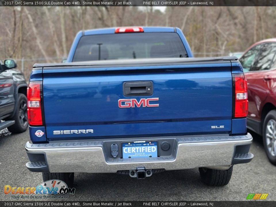 2017 GMC Sierra 1500 SLE Double Cab 4WD Stone Blue Metallic / Jet Black Photo #3