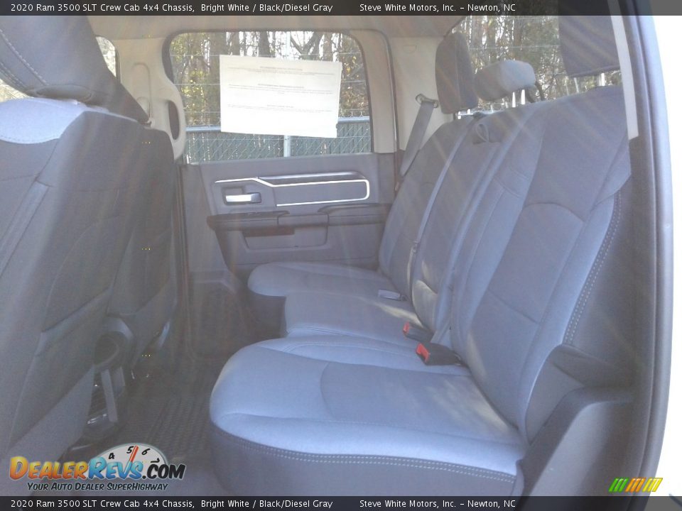 2020 Ram 3500 SLT Crew Cab 4x4 Chassis Bright White / Black/Diesel Gray Photo #13