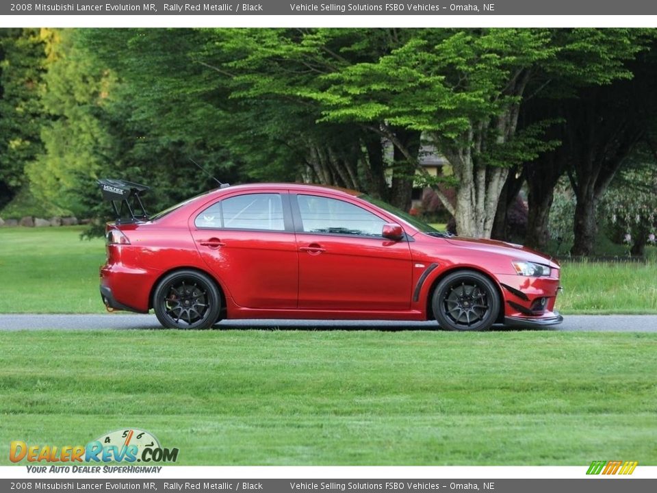 Rally Red Metallic 2008 Mitsubishi Lancer Evolution MR Photo #7