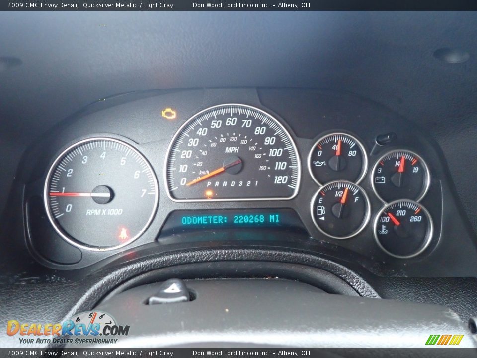 2009 GMC Envoy Denali Quicksilver Metallic / Light Gray Photo #25