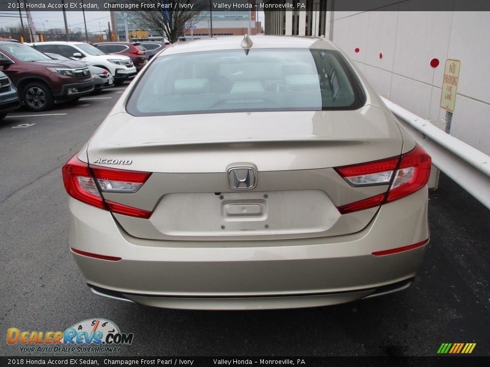 2018 Honda Accord EX Sedan Champagne Frost Pearl / Ivory Photo #4